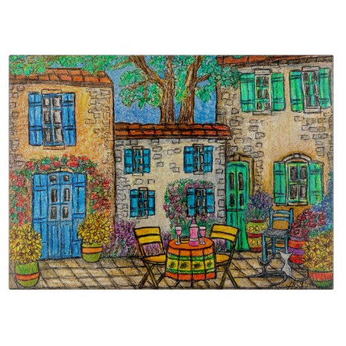 Memories of Provence Cutting Board