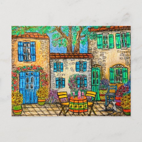 Memories of Provence Post Card by Lisa Lorenz