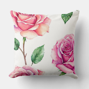 Memories of Roses Throw Pillow