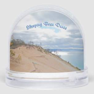 Memories of Sleeping Bear Dunes, Michigan Snow Globe