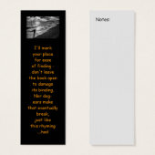 Memories of the Seafront bookmark (Front & Back)