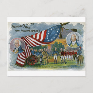 Memories of the War for Independence Postcard