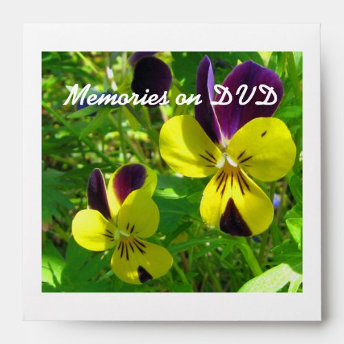 Memories on DVD Square Envelope