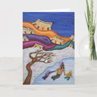 Memories On Ice Holiday Card