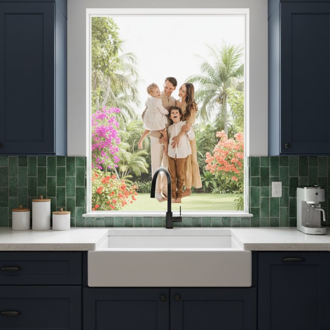 Memories Personalized Window Portraits Window Cling (Family Memories: Personalized Photo Window Window Cling)