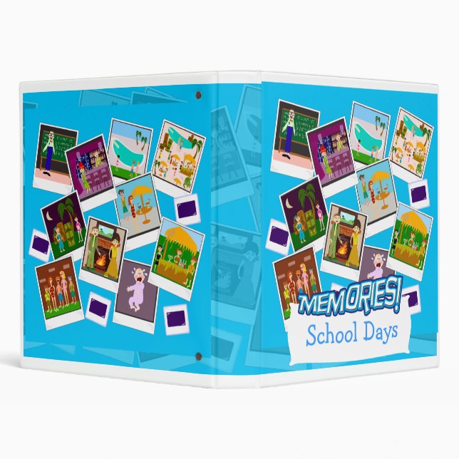 Memories Photo Album 3 Ring Binder (Background)