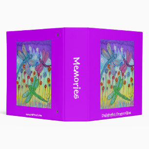 Memories Photo Album - delightful dragonflies Binder