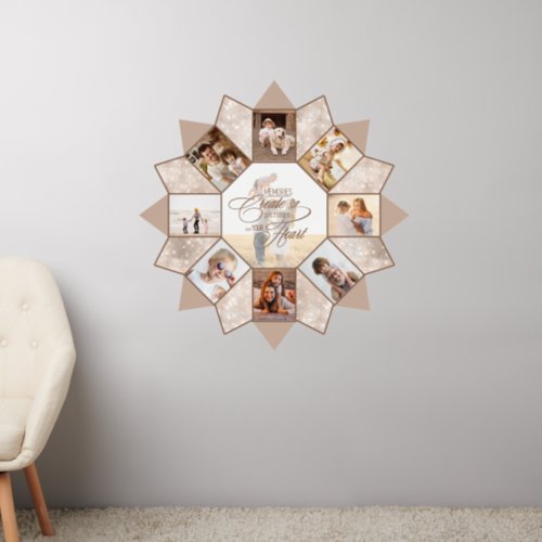 Memories Photo Collage Earth Tones ID1016 Wall Decal