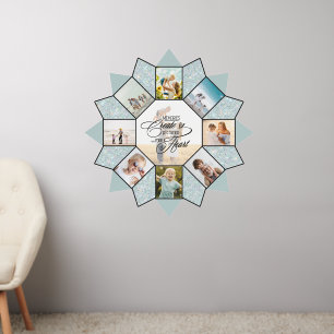 Memories Photo Collage Sea Glass ID1016 Wall Decal