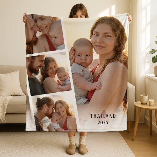 Memories Photo Strip Blanket