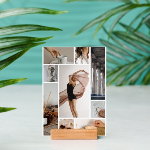 Memories Print with Wood Block, Matte Holder