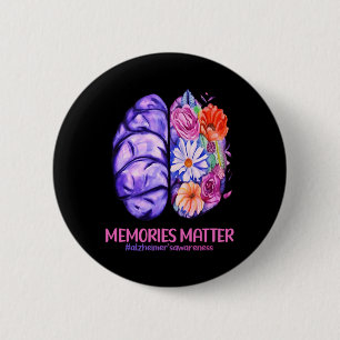 Memories Problem Heimerheimer Purple Heimerheimer' Button