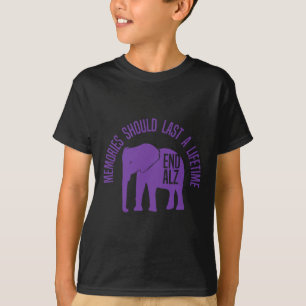 Memories Problem Purple Elephant And Text Heimerhe T-Shirt