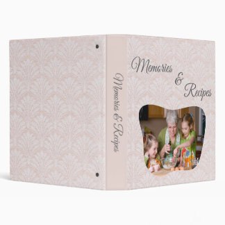 Memories & Recipes Custom Personalize Recipe 3 Ring Binder