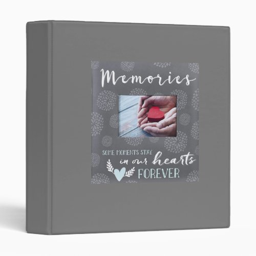MEMORIES STAY IN OUR HEART 3 RING BINDER