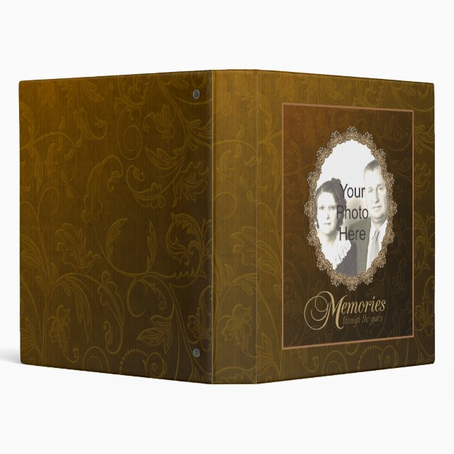 Memories Through the Years Scrapbook Cover Binder (Background)