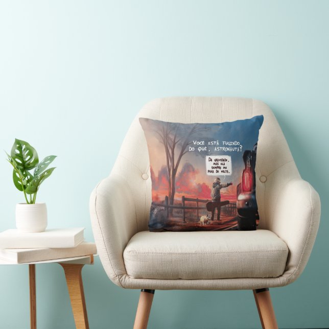 Memories Throw Pillow (Chair)