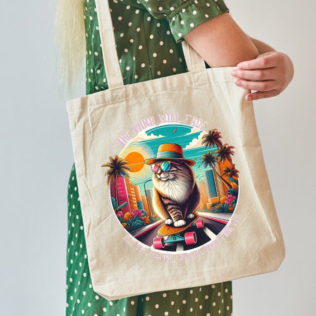 Memories Will Last Forever - Summer Cat Tote Bag (Creator Uploaded)