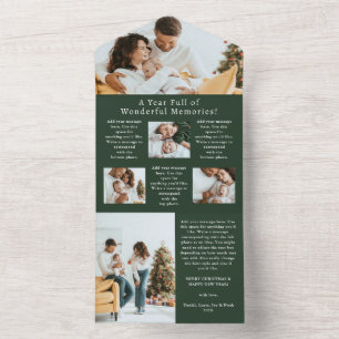 Memories Year In Review Photo Collage Holiday Card