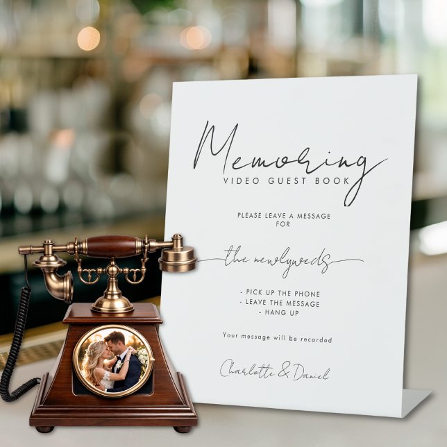 Memoring Guest Book Message Sign (Memoring Guest Book Message Sign)