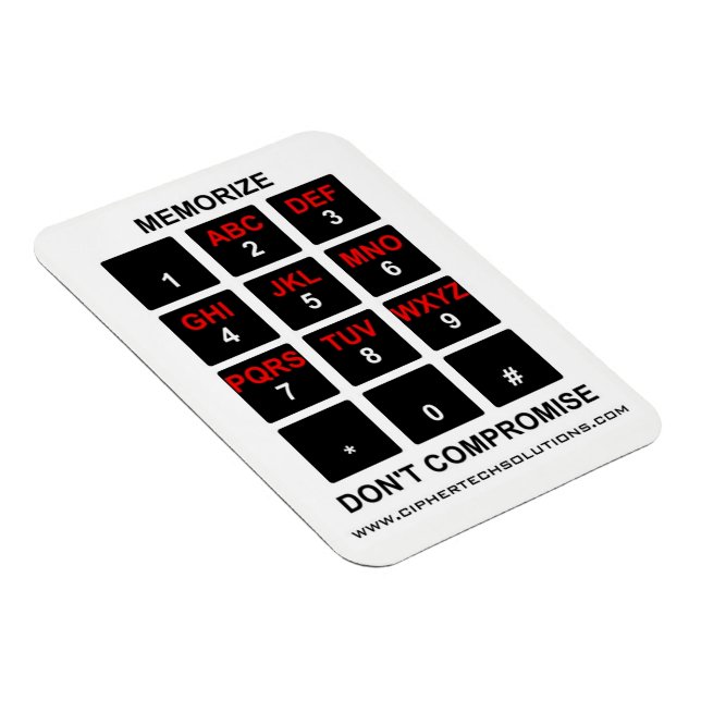 Memorize Don’t Compromise Magnet (Right Side)