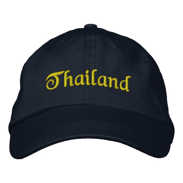 Memory about vacations in Thailand Embroidered Baseball Cap (Front)