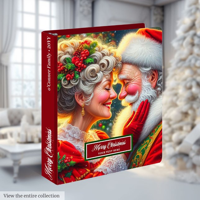 Memory Album Christmas Binder Santa Claus Design (Memory Album Christmas Binder Santa Claus Design)