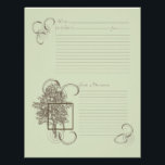 Memory and Recipe Page<br><div class="desc">Collect recipes and pass them down for generations to come. Add a photo and fond memories of the person who shared the recipe. Create a keepsake that families can cherish always.</div>