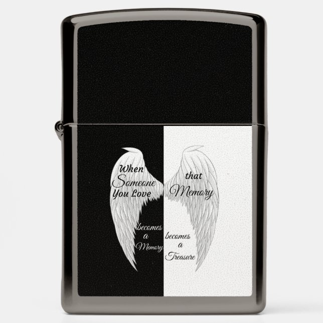 Memory  becomes a Treasure Zippo Lighter (Front)
