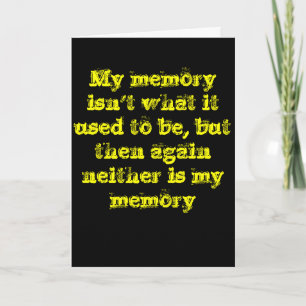 Memory Belated Birthday Card