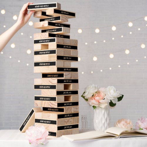 MEMORY BLOCKS GUEST BOOK TOWER PERSONALIZED