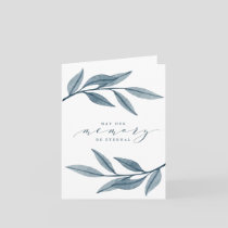 Memory eternal sympathy card