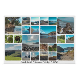 Memory Great Trip, a 22 Instagram Photo Collage Poster