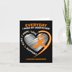Memory In Remembrance Of Godfather Leukemia Awaren Card