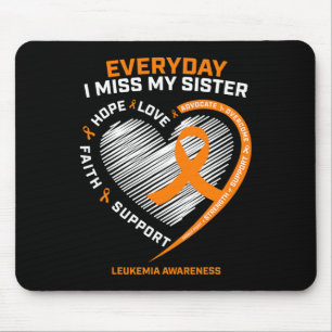 Memory In Remembrance Of My Sister Leukemia Awaren Mouse Pad