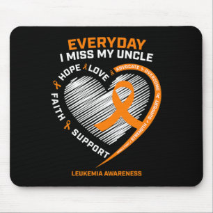 Memory In Remembrance Of My Uncle Leukemia Awarene Mouse Pad