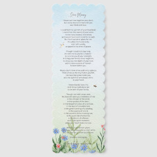 Memory Keepsake Bookmark Dear Mommy