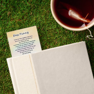Memory Keepsake Bookmark Introducing Dear Mommy