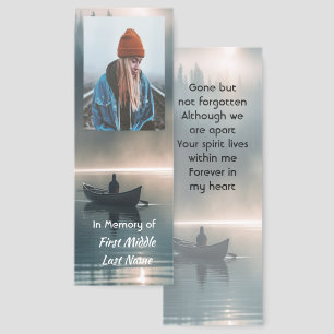  Memory Keepsake Wilderness Lake Canoe Bookmarks
