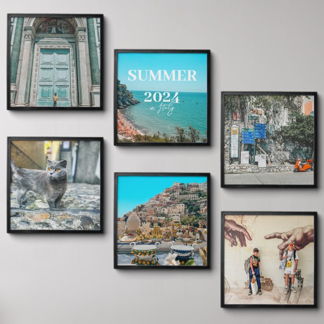 Memory Lane | Family Photo Gallery Travel  Peel And Stick Photo Tile (Front Set)