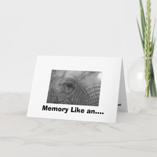 Memory Like an.... Card (Front)