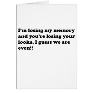 memory loss cards