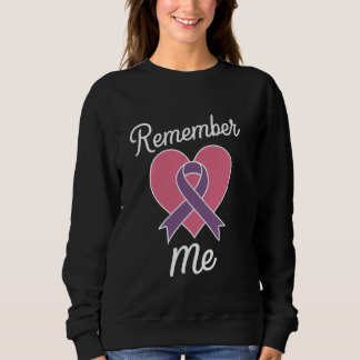 Memory Loss Caregivers Fundraising Purple Ribbon A Sweatshirt