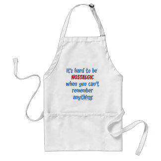 Memory Loss Humor Adult Apron
