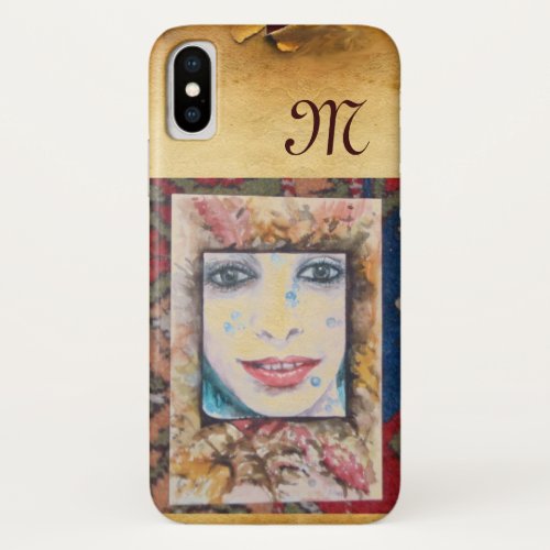 MEMORY OF AUTUMN WITH LEAVES AND DROPS OF WATER iPhone X CASE