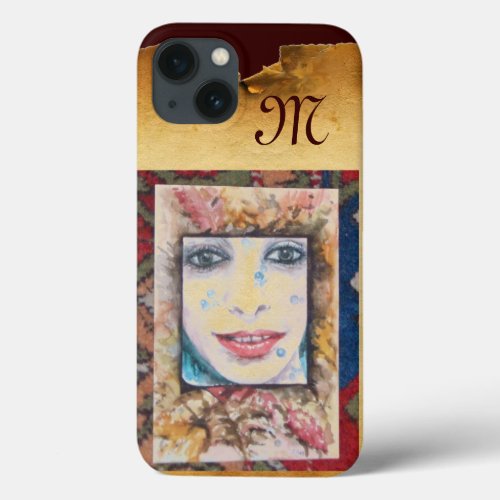 MEMORY OF AUTUMN WITH LEAVES AND DROPS OF WATER iPhone 13 CASE
