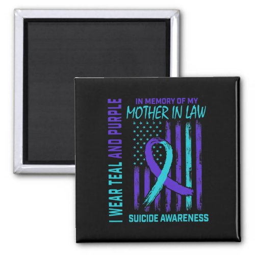 Memory Of Mother In Law Suicide Awareness American Magnet