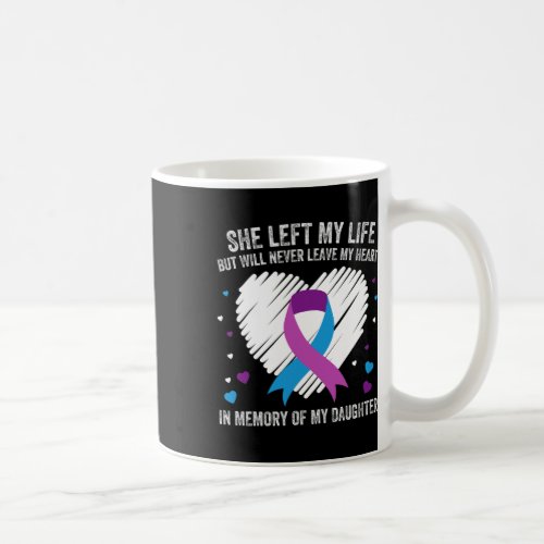 Memory Of My Loving Daughter Suicide Prevention Aw Coffee Mug