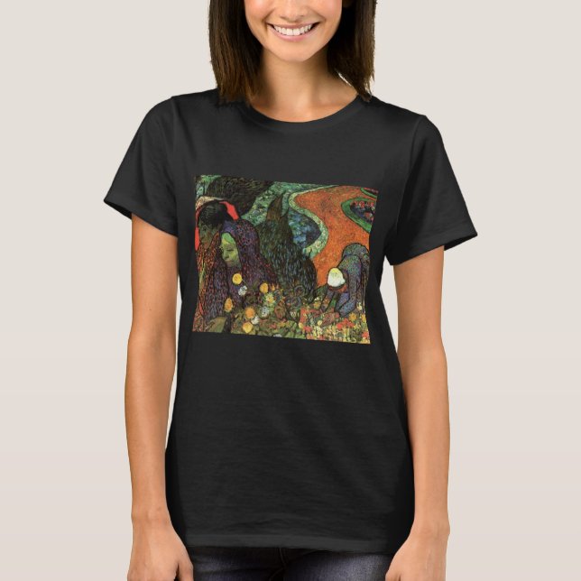 Memory of the Garden at Etten by Vincent van Gogh T-Shirt (Front)