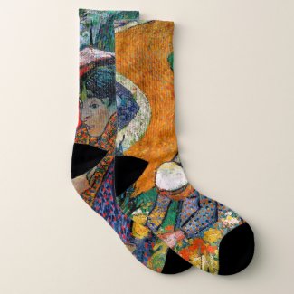 Memory of the Garden at Etten Vincent Van Gogh art Socks